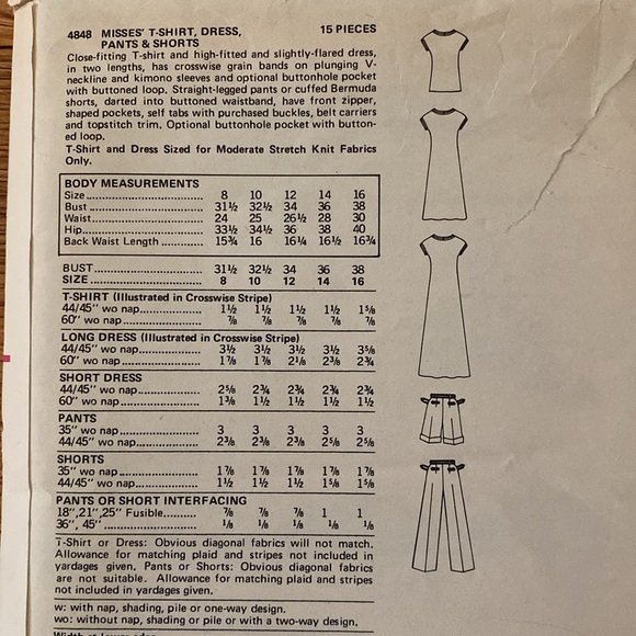 VTG ‘70s Butterick Sewing Patterns UNCUT FF - Picture 4 of 11